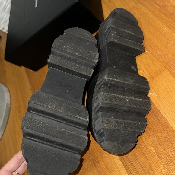 GANNI Black Ankle Boots for Women - Picture 3 of 3